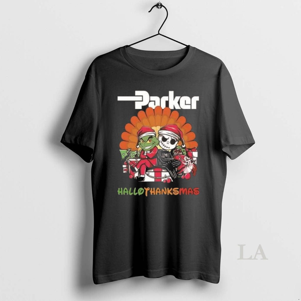 Original Grinch And Jack Skellington Parker Hannifin - Adult & Kids T-Shirts, Sweatshirts & Hoodies apparel design preview 1