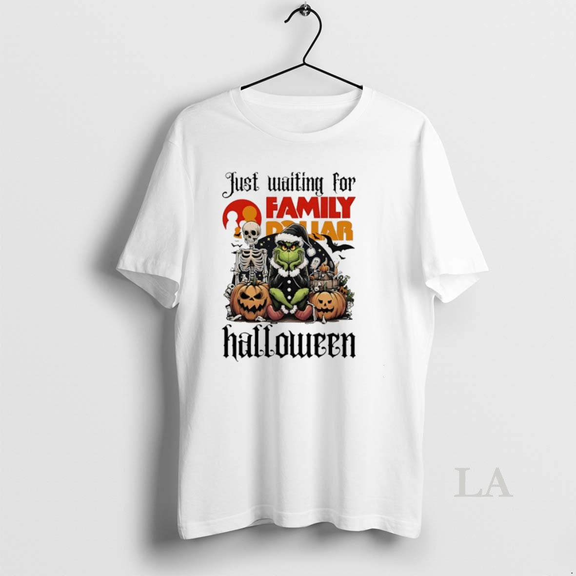 Original Grinch Just Waiting For Family Dollar - Adult & Kids T-Shirts, Sweatshirts & Hoodies apparel design preview 1