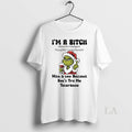 Original Grinch Middle Finger Im A Bitch Dont Try Me - Adult & Kids T-Shirts, Sweatshirts & Hoodies apparel design preview 1