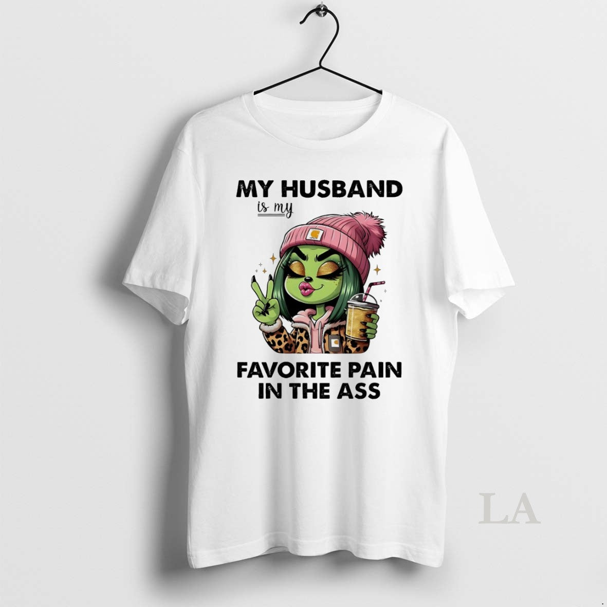 Original Grinch My Husband Is Favorite Pain In The - Adult & Kids T-Shirts, Sweatshirts & Hoodies apparel design preview 1