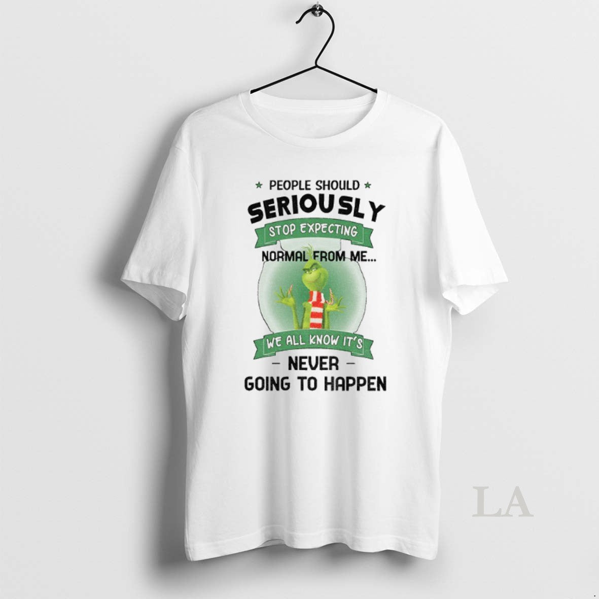 Original Grinch People Should Seriously Stop - Adult & Kids T-Shirts, Sweatshirts & Hoodies apparel design preview 1