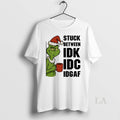 Original Grinch Stuck Between Christmas - Adult & Kids T-Shirts, Sweatshirts & Hoodies apparel design preview 1