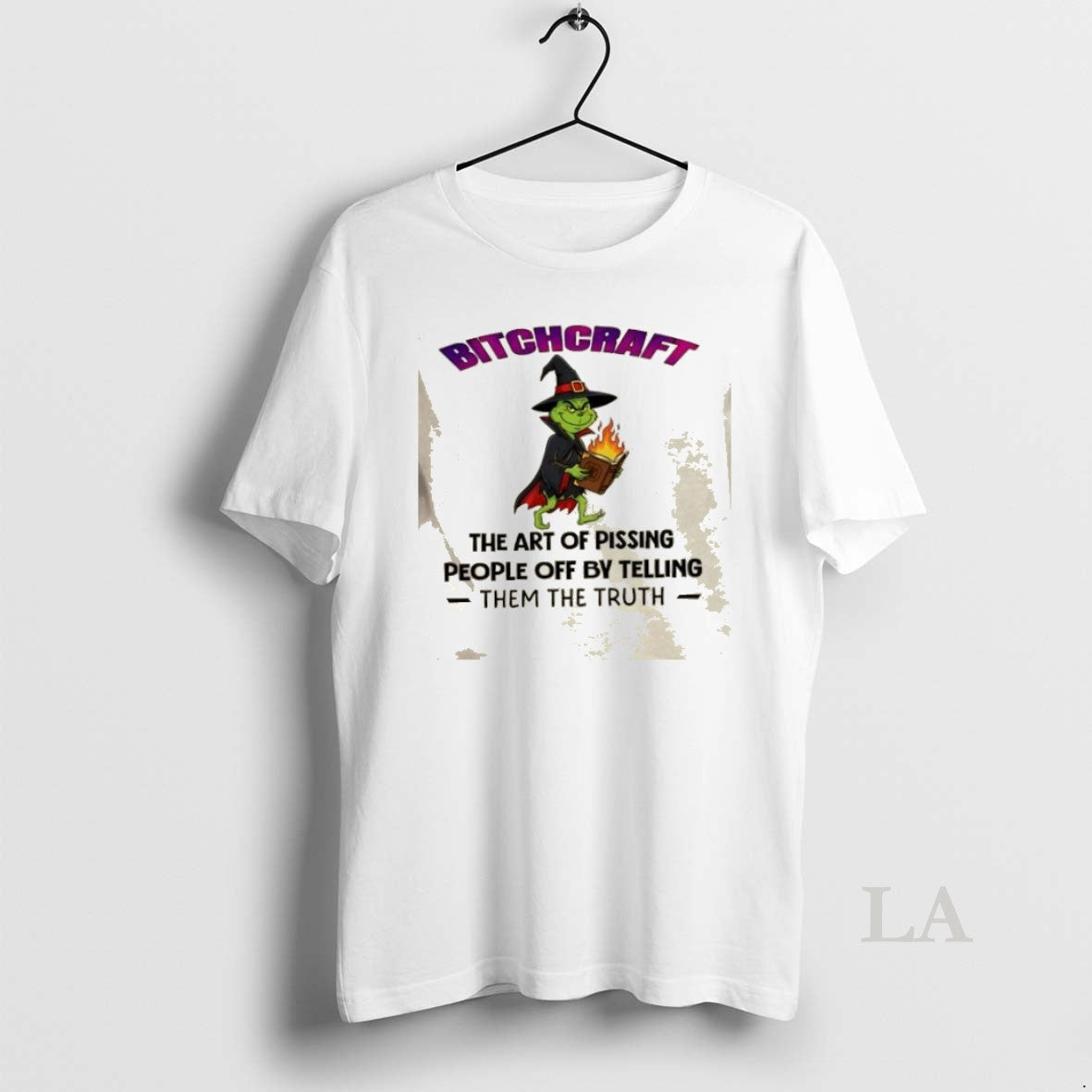 Original Grinch Wizard Bitchcraft The Art Of Pissing - Adult & Kids T-Shirts, Sweatshirts & Hoodies apparel design preview 1