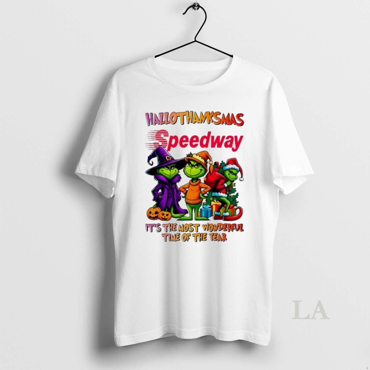 Original Grinch X Speedway Its The Most Wonderful - Adult & Kids T-Shirts, Sweatshirts & Hoodies apparel design preview 1