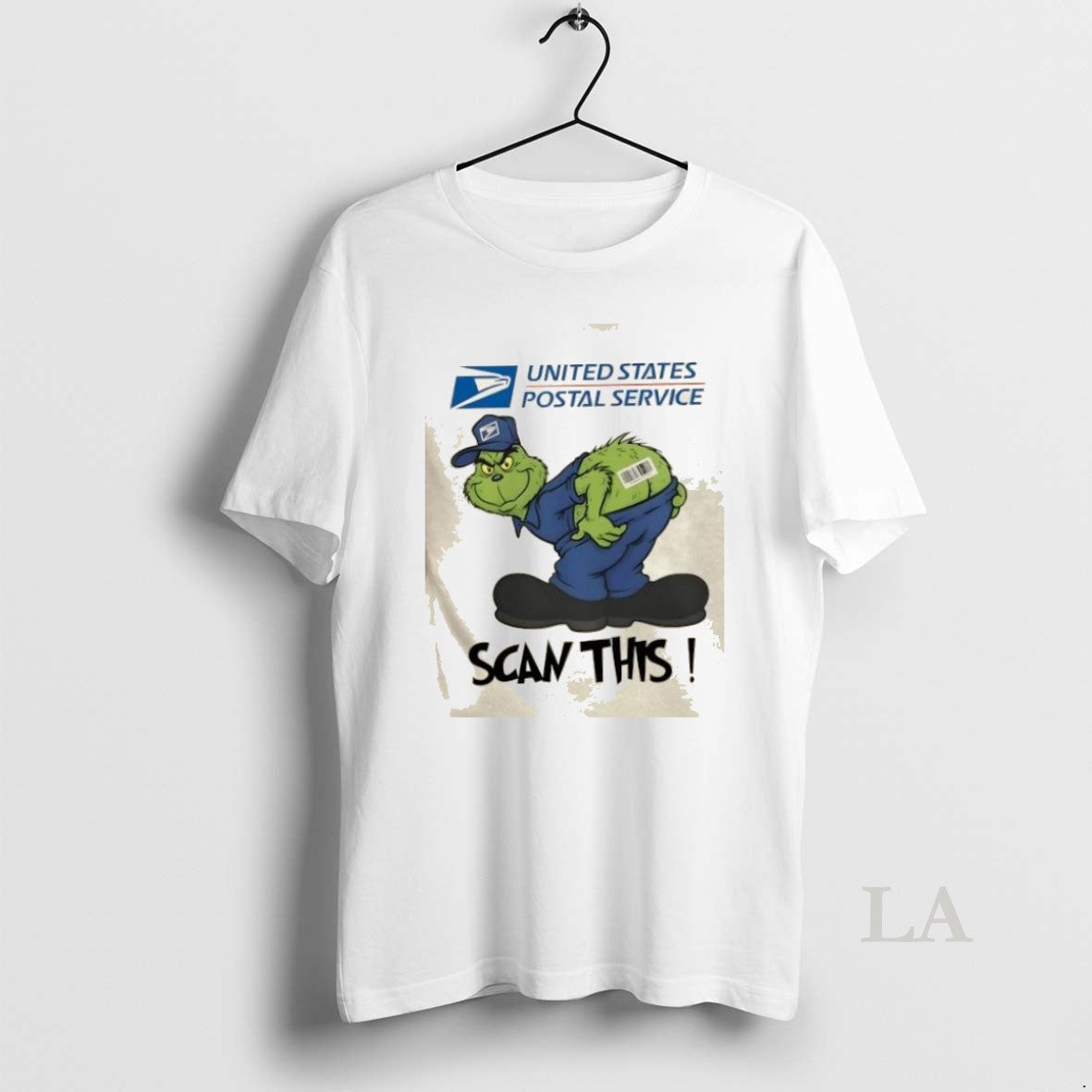 Original Grinch X Usps Scan This - Adult & Kids T-Shirts, Sweatshirts & Hoodies apparel design preview 1