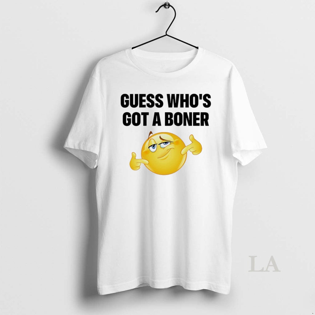Original Guess Whos Got A Boner - Adult & Kids T-Shirts, Sweatshirts & Hoodies apparel design preview 1