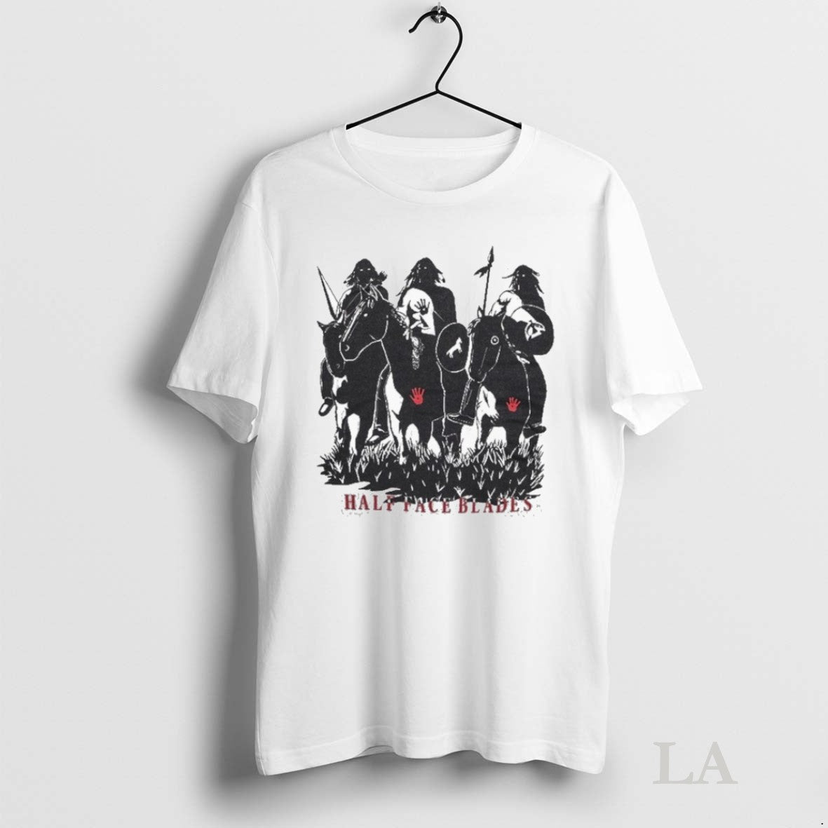 Original Half Face Blades War Party - Adult & Kids T-Shirts, Sweatshirts & Hoodies apparel design preview 1
