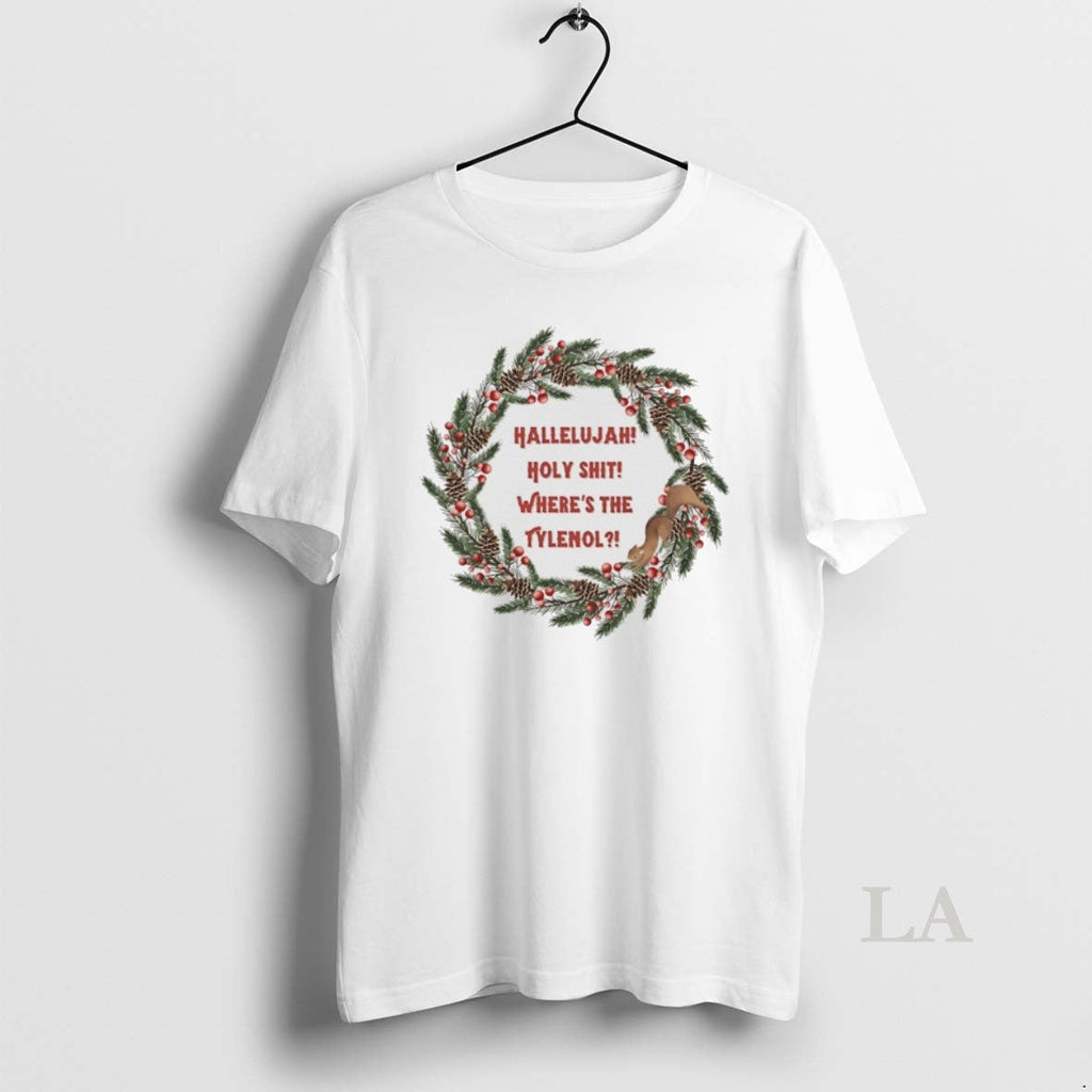 Original Hallelujah Holy Shit Wheres The Trump - Adult & Kids T-Shirts, Sweatshirts & Hoodies apparel design preview 1