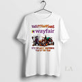 Original Hallothanksmas Characters Vs Wayfair Logo - Adult & Kids T-Shirts, Sweatshirts & Hoodies apparel design preview 1