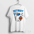 Original Halloween Ghost Detroit Lions Football Flag - Adult & Kids T-Shirts, Sweatshirts & Hoodies apparel design preview 1