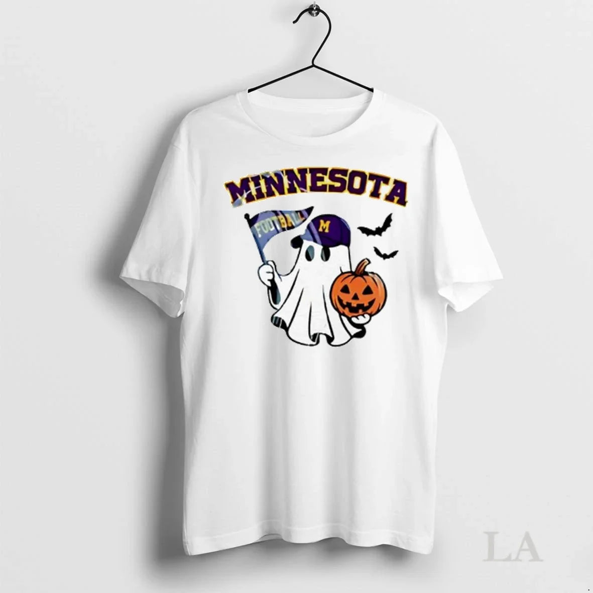 Original Halloween Ghost Minnesota Vikings Football - Adult & Kids T-Shirts, Sweatshirts & Hoodies apparel design preview 1