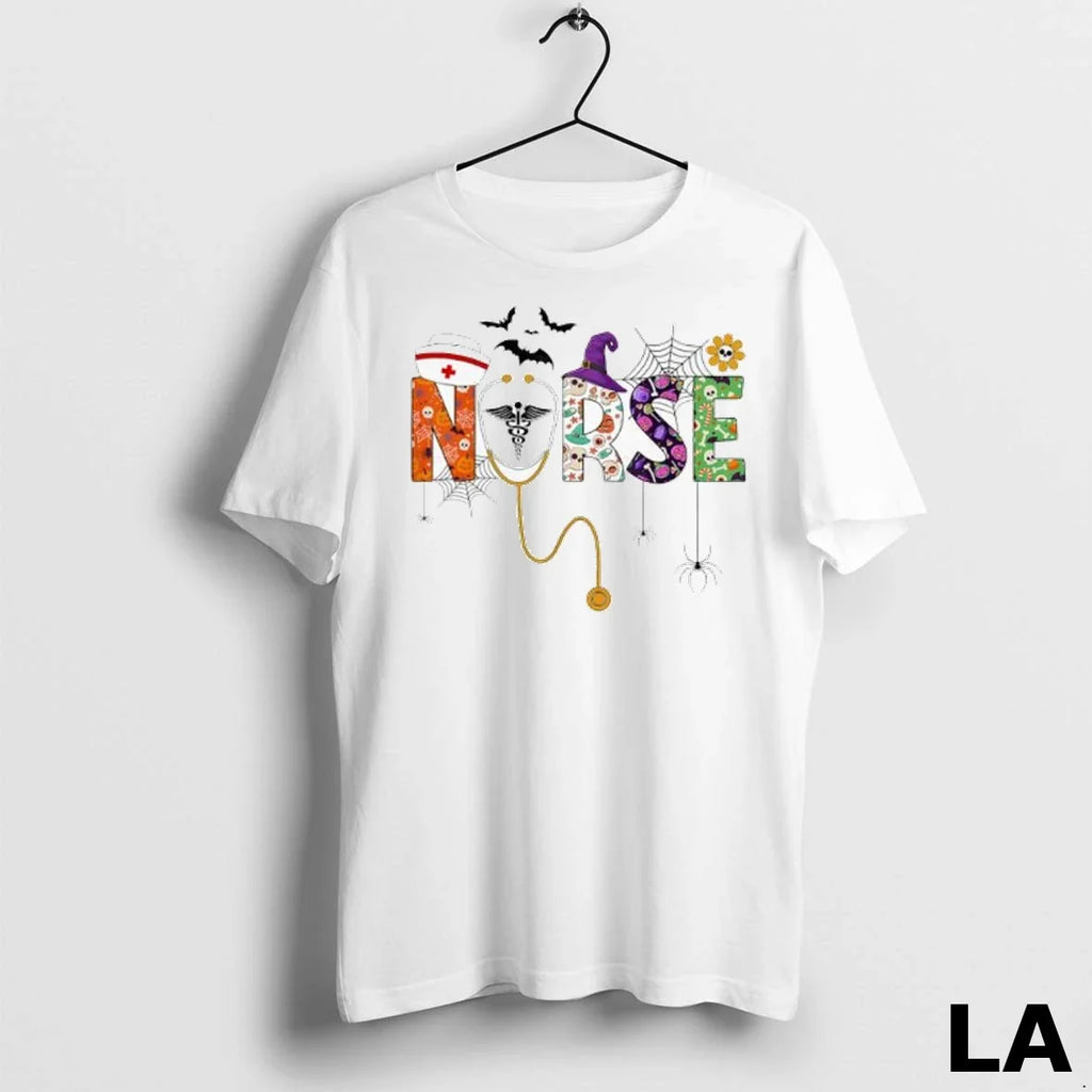 Original Halloween Nurse Life Funny Nursing - Adult & Kids T-Shirts, Sweatshirts & Hoodies apparel design preview 1