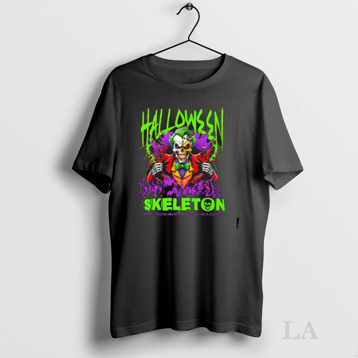 Original Halloween Skeleton Clown - Adult & Kids T-Shirts, Sweatshirts & Hoodies apparel design preview 1