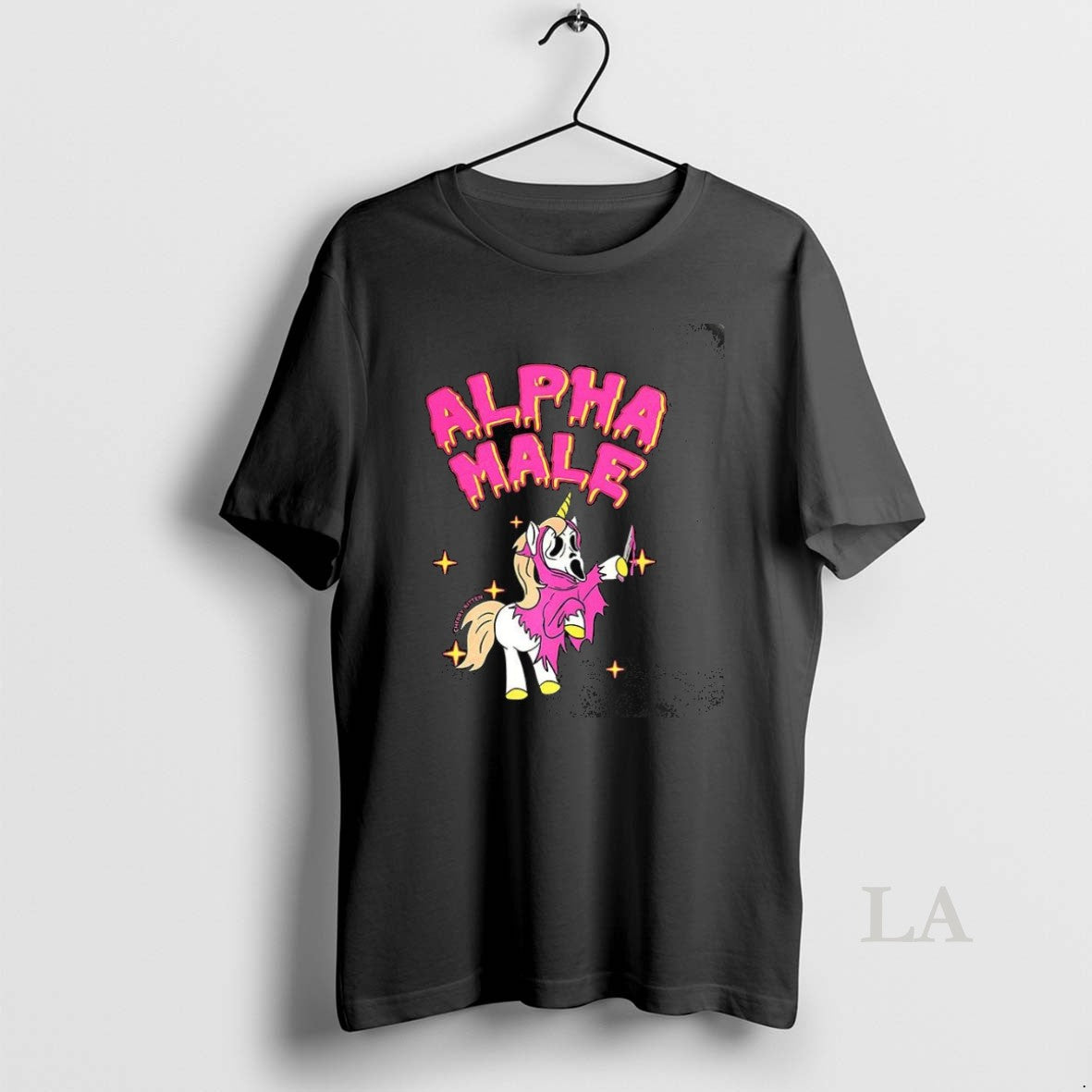 Original Halloween Unicorn Alpha Male Ghostface - Adult & Kids T-Shirts, Sweatshirts & Hoodies apparel design preview 1
