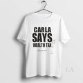 Original Happy Carla Says Wealth Tax Washed - Adult & Kids T-Shirts, Sweatshirts & Hoodies apparel design preview 1