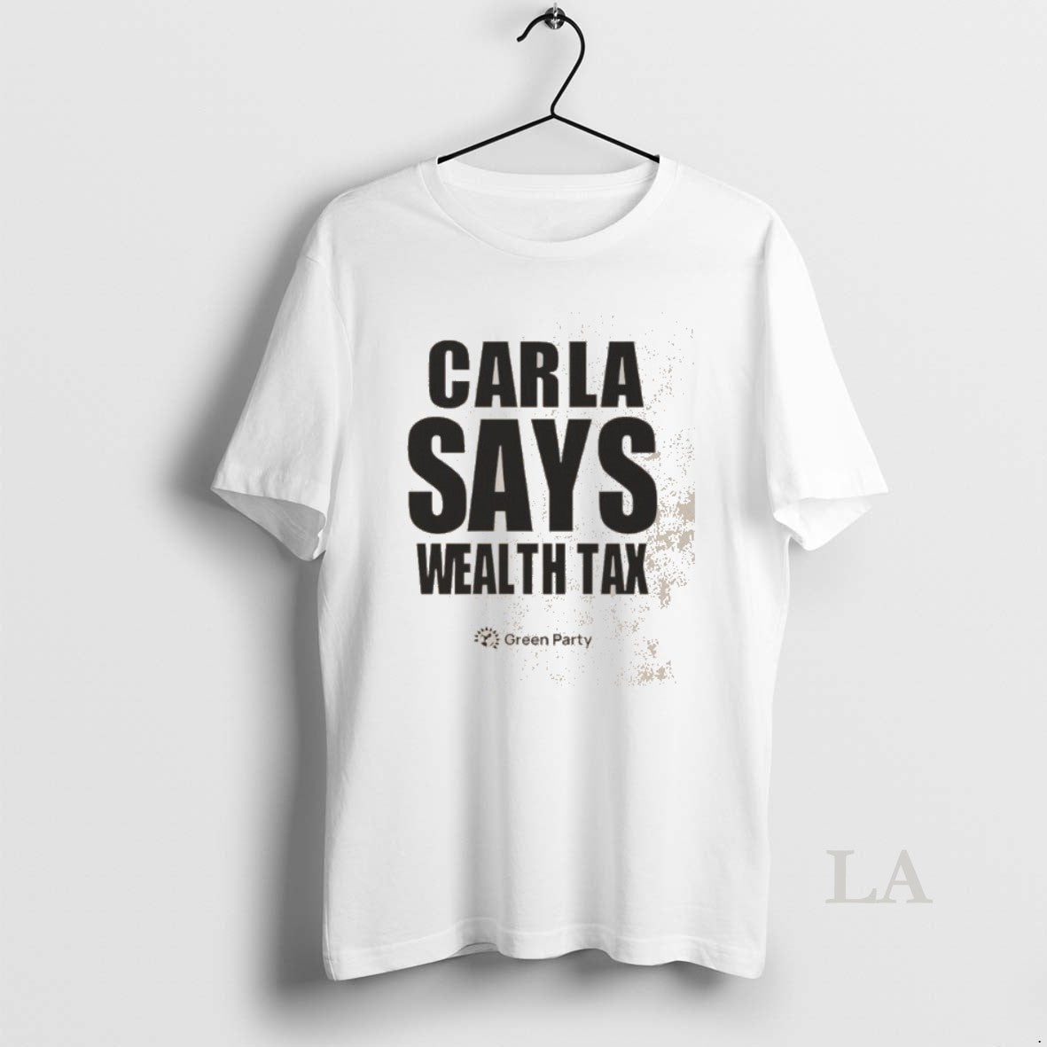 Original Happy Carla Says Wealth Tax Washed - Adult & Kids T-Shirts, Sweatshirts & Hoodies apparel design preview 1