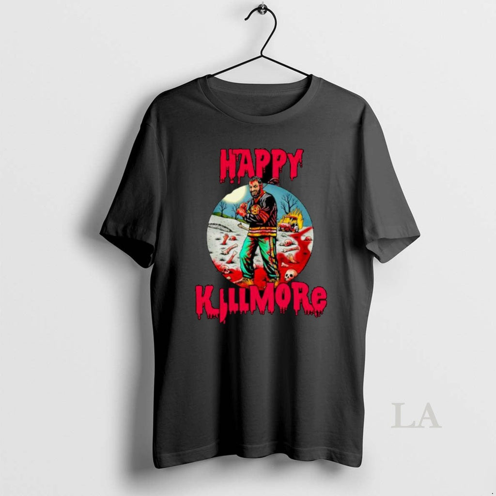 Original Happy Killmore Boston Bruins Halloween - Adult & Kids T-Shirts, Sweatshirts & Hoodies apparel design preview 1