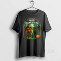 Original Happy Thanksgiving Men Bigfoot Alien Mothman - Adult & Kids T-Shirts, Sweatshirts & Hoodies apparel design preview 1
