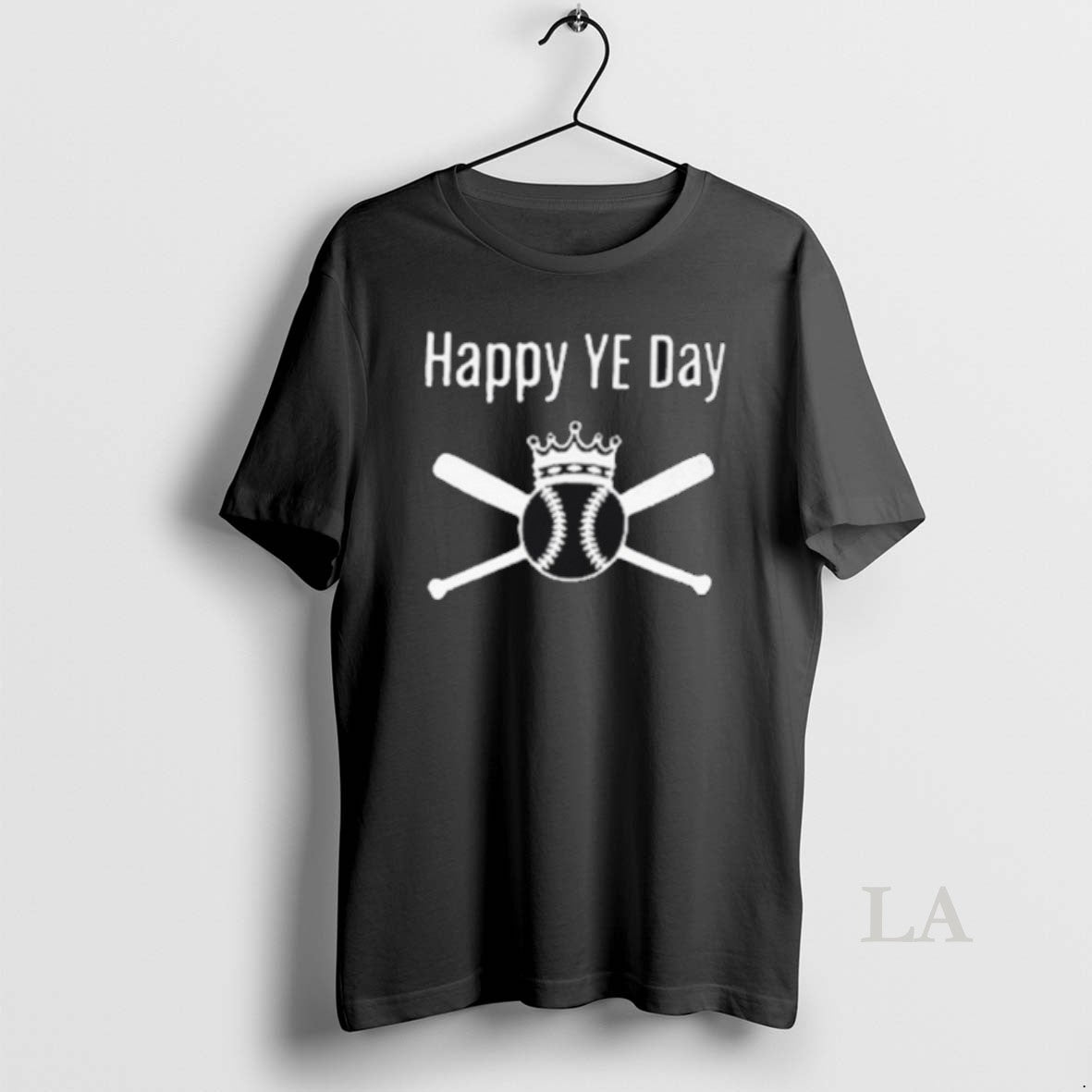 Original Happy Ye Day King Baseball 2025 - Adult & Kids T-Shirts, Sweatshirts & Hoodies apparel design preview 1