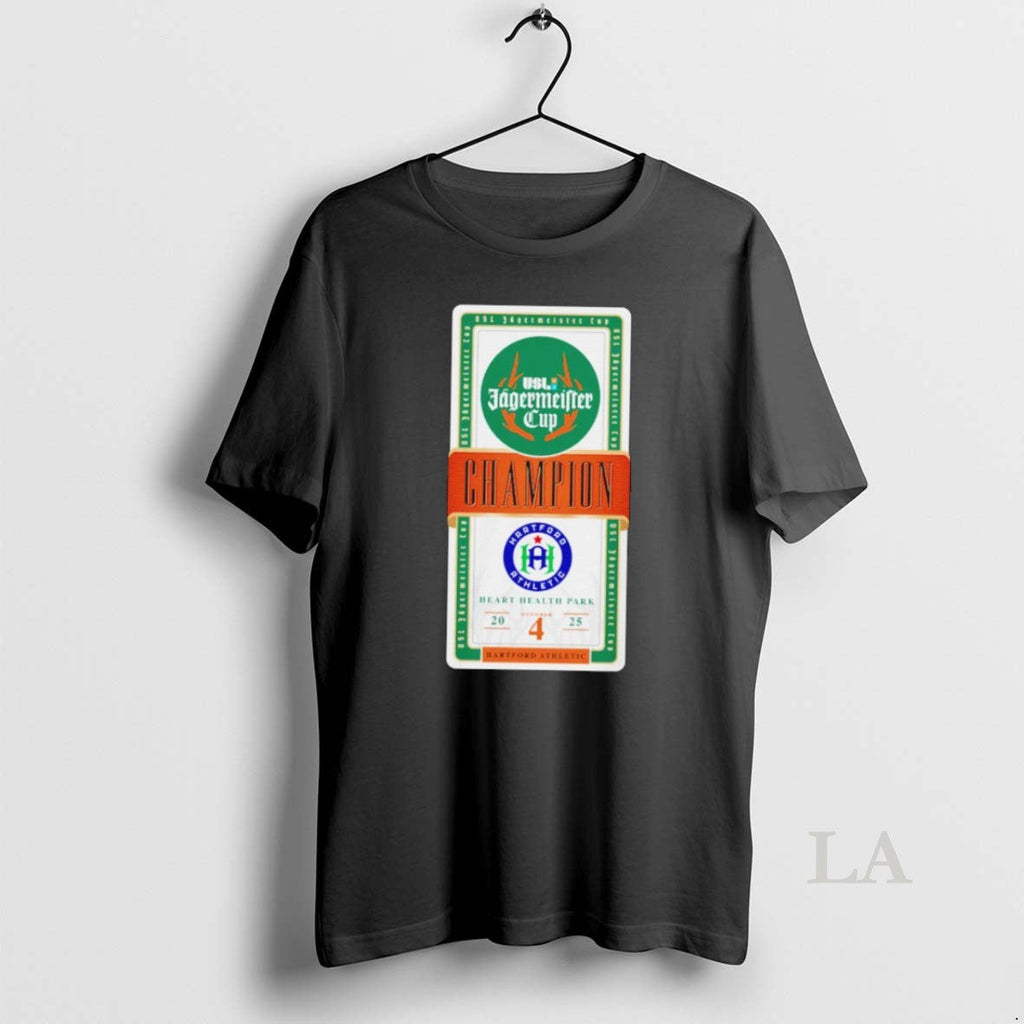 Original Hartford Athletic 2025 Usl Jagermeister Cup - Adult & Kids T-Shirts, Sweatshirts & Hoodies apparel design preview 1