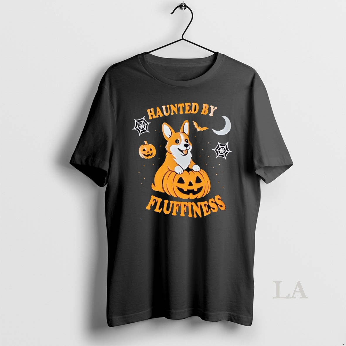 Original Haunted By Fluffiness Halloween - Adult & Kids T-Shirts, Sweatshirts & Hoodies apparel design preview 1