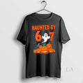Original Haunted By 6 Or 7 Halloween Ghost - Adult & Kids T-Shirts, Sweatshirts & Hoodies apparel design preview 1