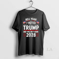 Original Hell Yeah I Voted Trump And Will Do It Again - Adult & Kids T-Shirts, Sweatshirts & Hoodies apparel design preview 1