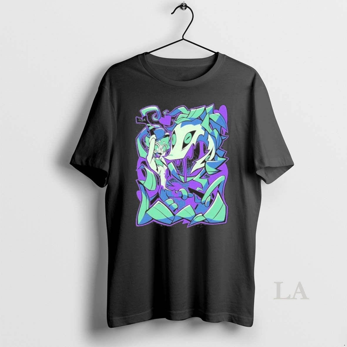 Original Helluva Boss Stolas Halloween Slasher Shark - Adult & Kids T-Shirts, Sweatshirts & Hoodies apparel design preview 1