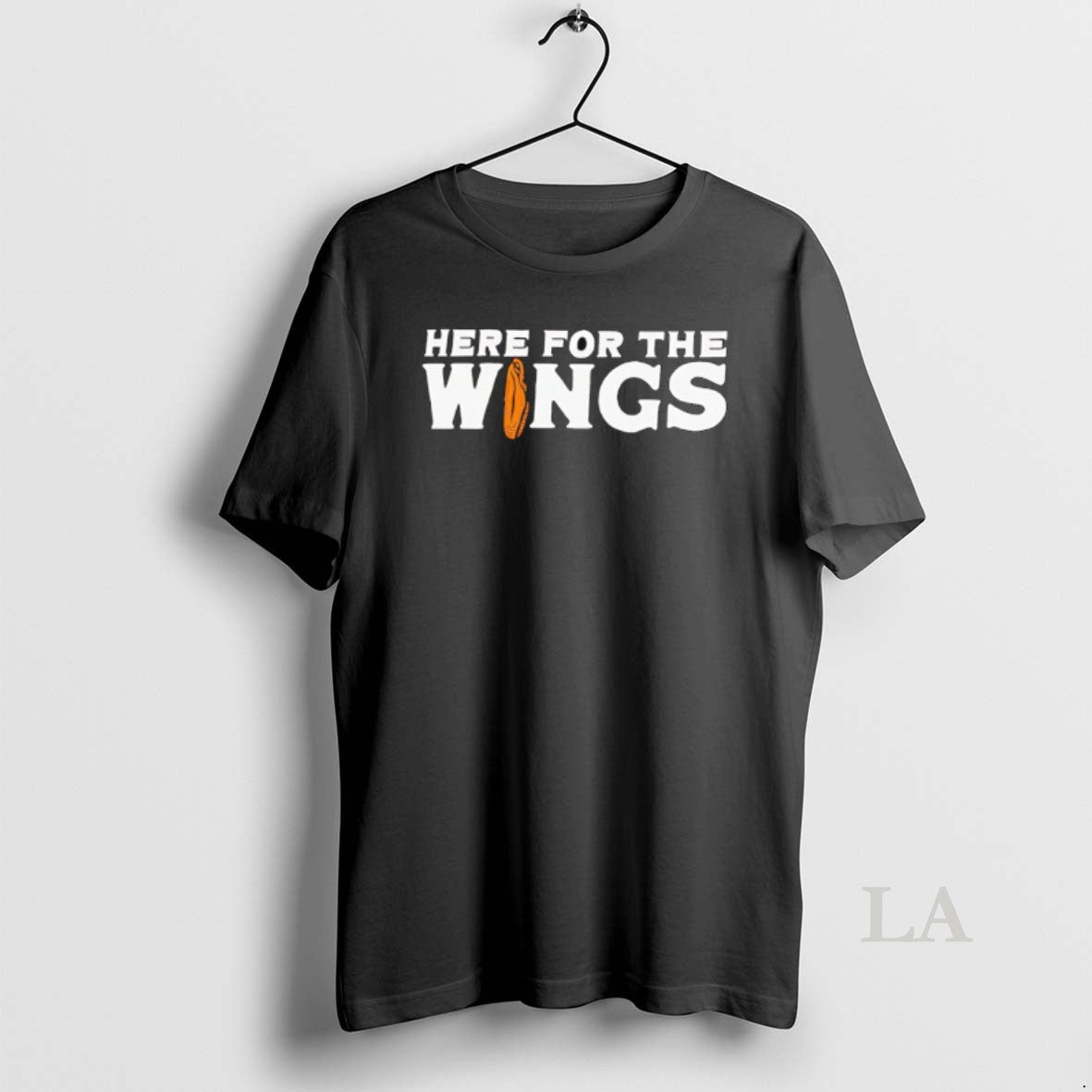 Original Here For The Wings - Adult & Kids T-Shirts, Sweatshirts & Hoodies apparel design preview 1
