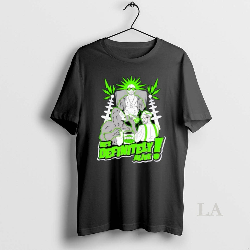 Original Hes Definitely Alive Ornaments - Adult & Kids T-Shirts, Sweatshirts & Hoodies apparel design preview 1
