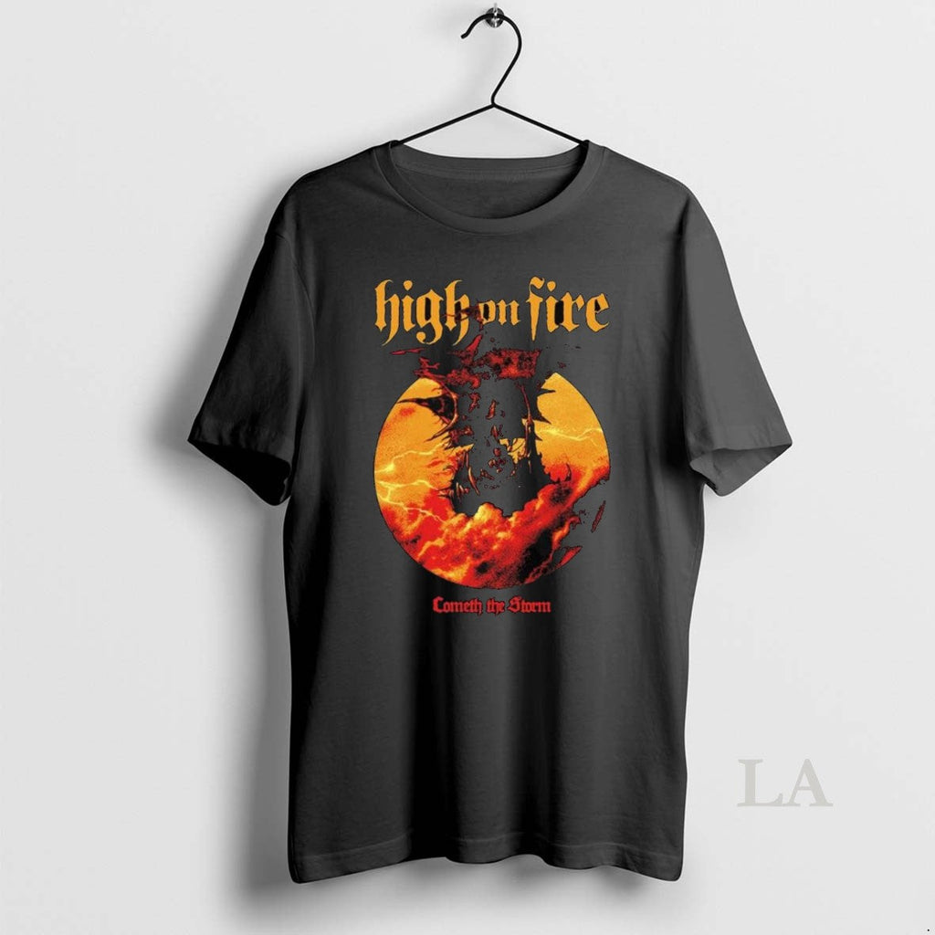 Original High On Fire Cometh The Storm Long Sleve - Adult & Kids T-Shirts, Sweatshirts & Hoodies apparel design preview 1