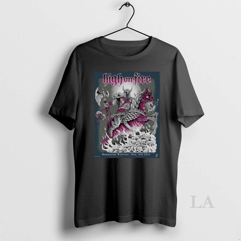 Original High On Fire Damnation Festival Event In - Adult & Kids T-Shirts, Sweatshirts & Hoodies apparel design preview 1