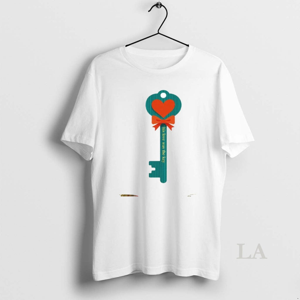 Original His Love Was The Key Ornaments - Adult & Kids T-Shirts, Sweatshirts & Hoodies apparel design preview 1