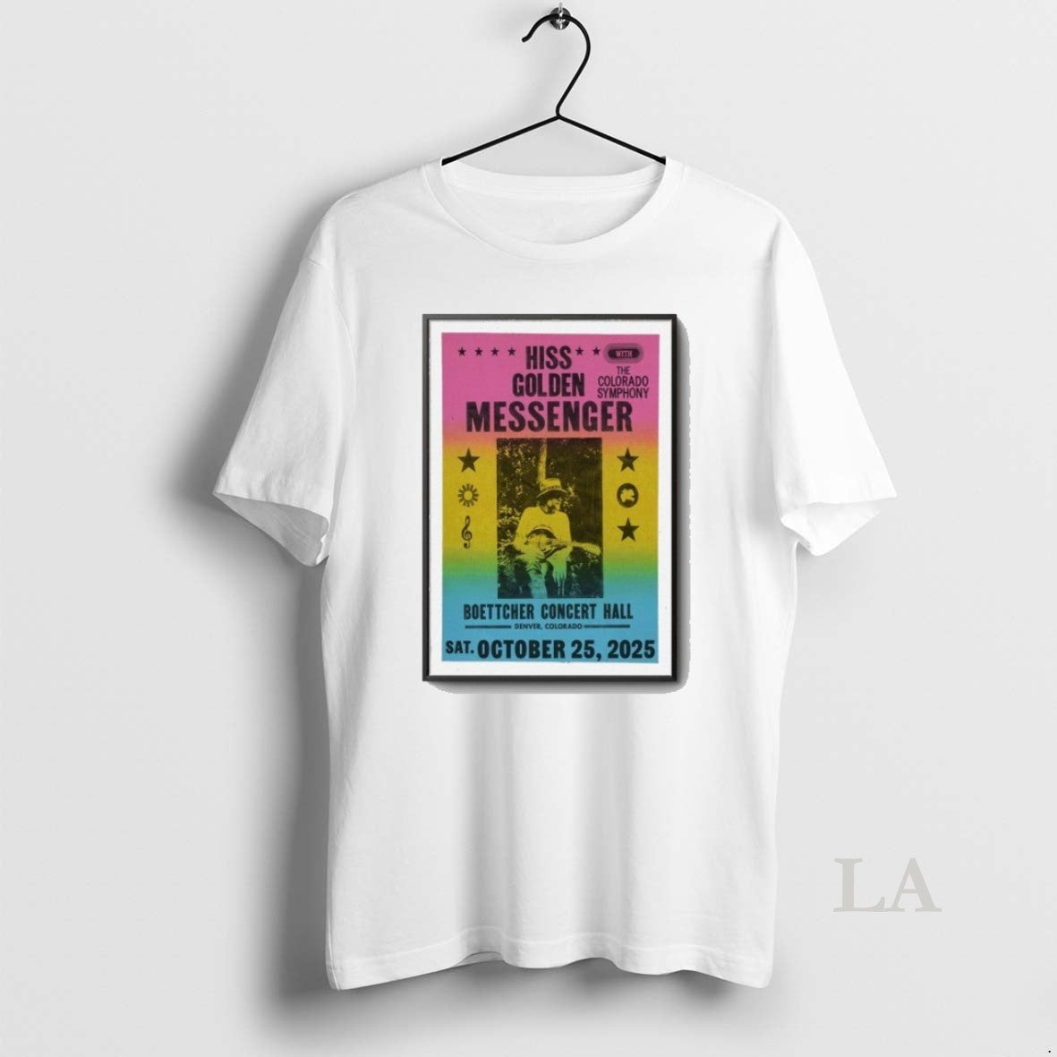 Original Hiss Golden Messenger Tour Denver Co 10 25 - Adult & Kids T-Shirts, Sweatshirts & Hoodies apparel design preview 1