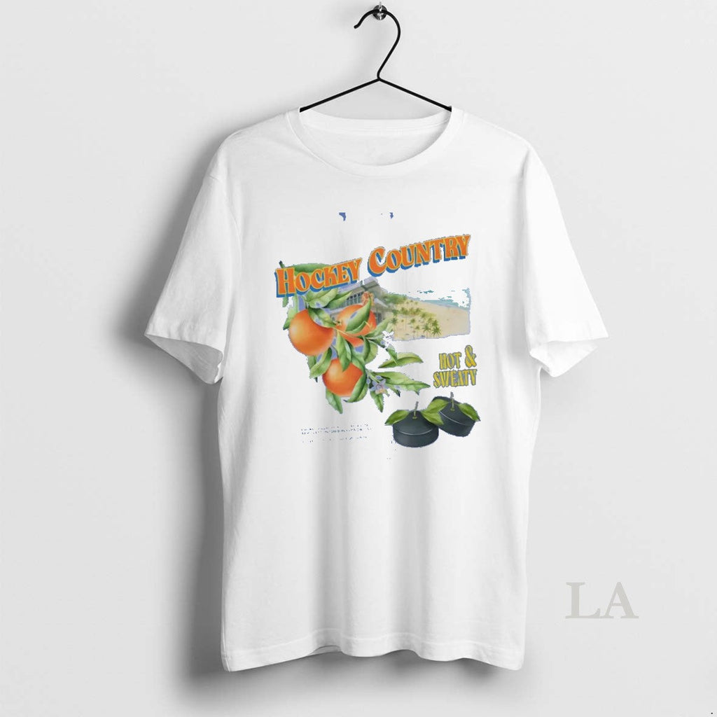 Original Hockey Country Hot And Sweaty - Adult & Kids T-Shirts, Sweatshirts & Hoodies apparel design preview 1