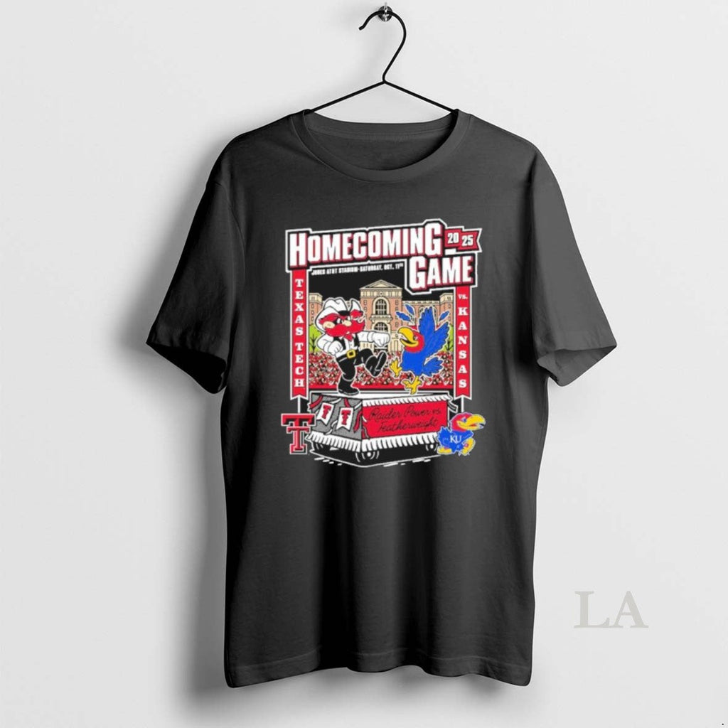 Original Homecoming Game 2025 Texas Tech Football Vs - Adult & Kids T-Shirts, Sweatshirts & Hoodies apparel design preview 1