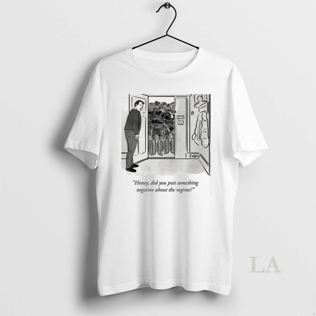 Original Honey Did You Post Something Negative About - Adult & Kids T-Shirts, Sweatshirts & Hoodies apparel design preview 1