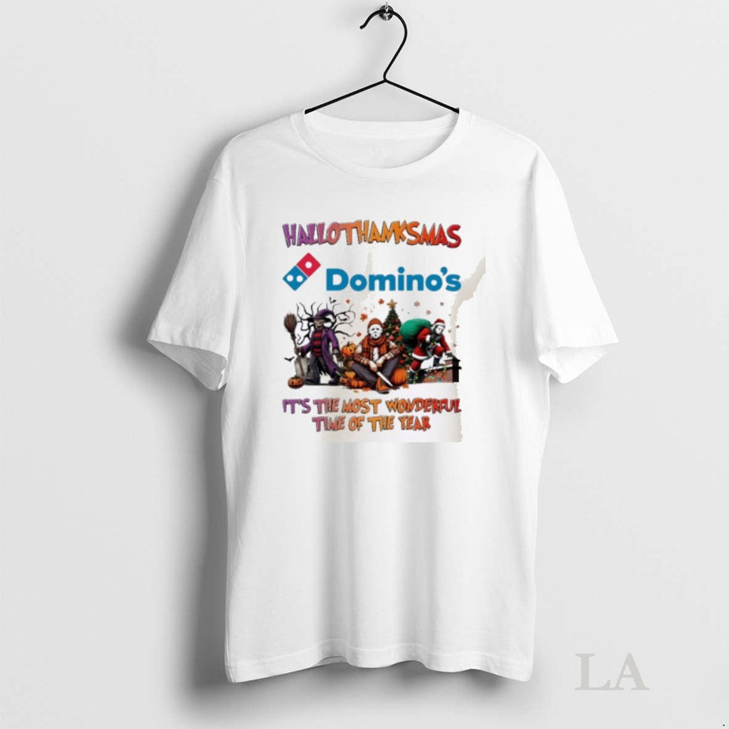 Original Horror Character X Dominos Hallothanksmas - Adult & Kids T-Shirts, Sweatshirts & Hoodies apparel design preview 1