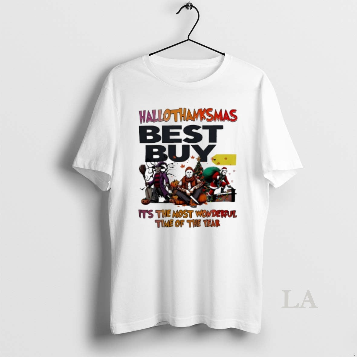 Original Horror Movies Best Buy Hallothanksmas Its - Adult & Kids T-Shirts, Sweatshirts & Hoodies apparel design preview 1