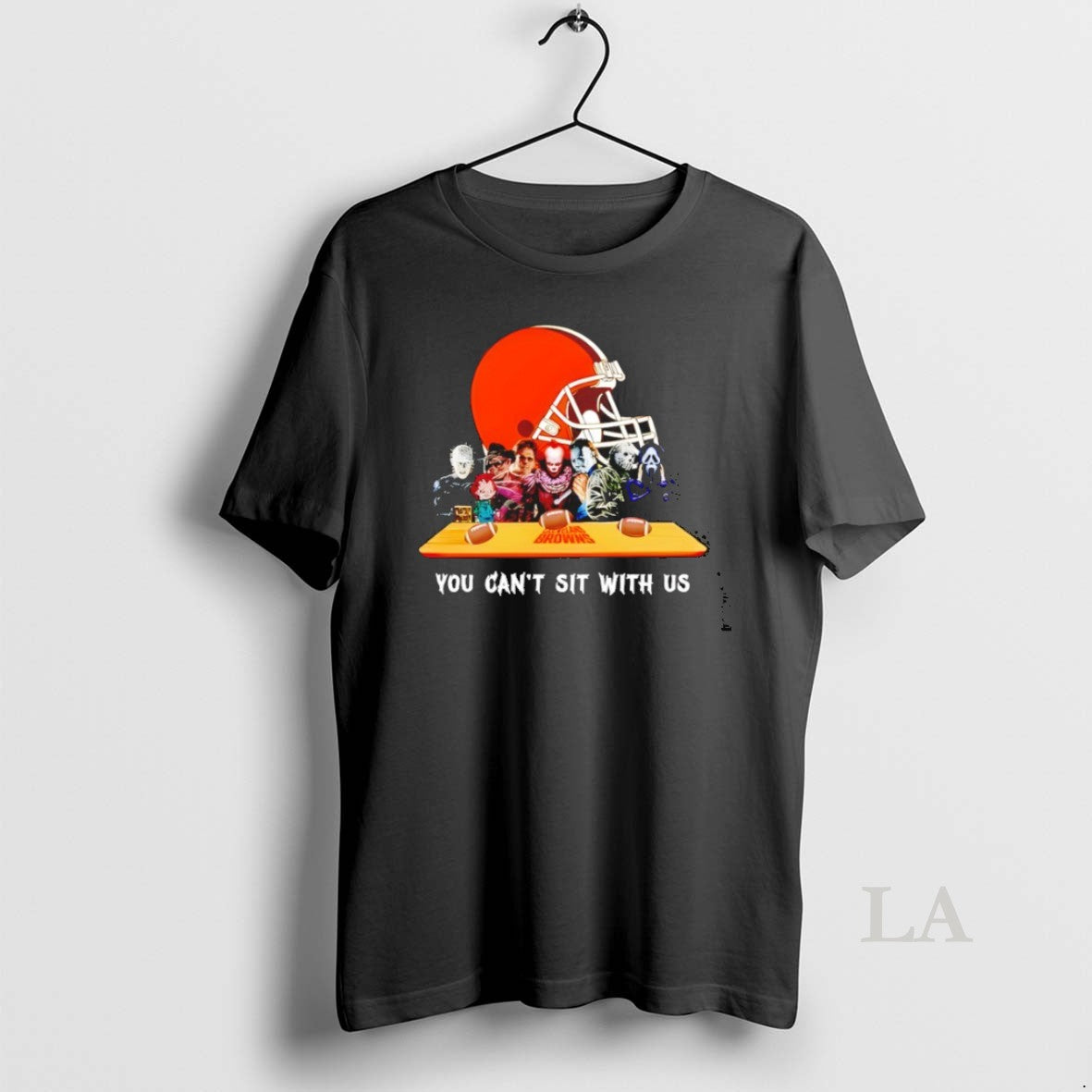 Original Horror Movie Characters You Cant Sit With Us - Adult & Kids T-Shirts, Sweatshirts & Hoodies apparel design preview 1