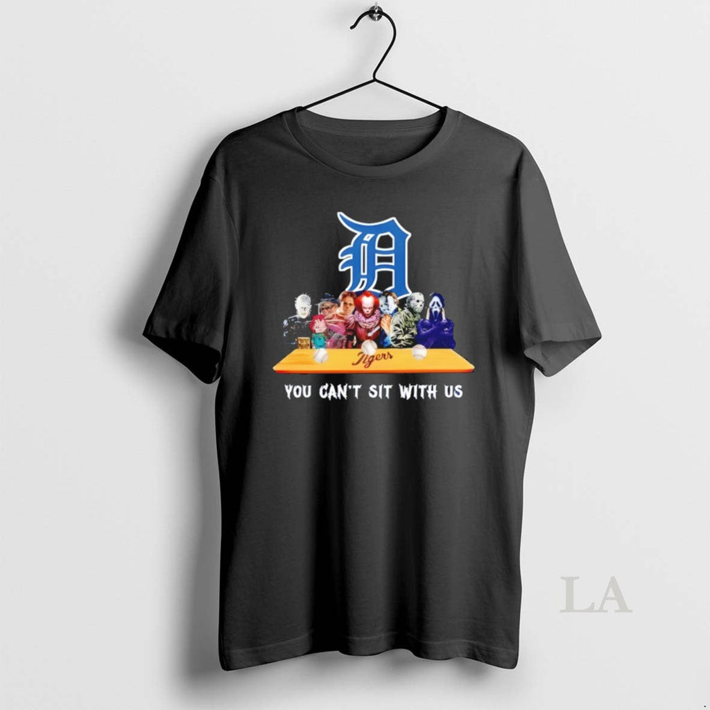 Original Horror Movie Characters You Cant Sit With Us - Adult & Kids T-Shirts, Sweatshirts & Hoodies apparel design preview 1