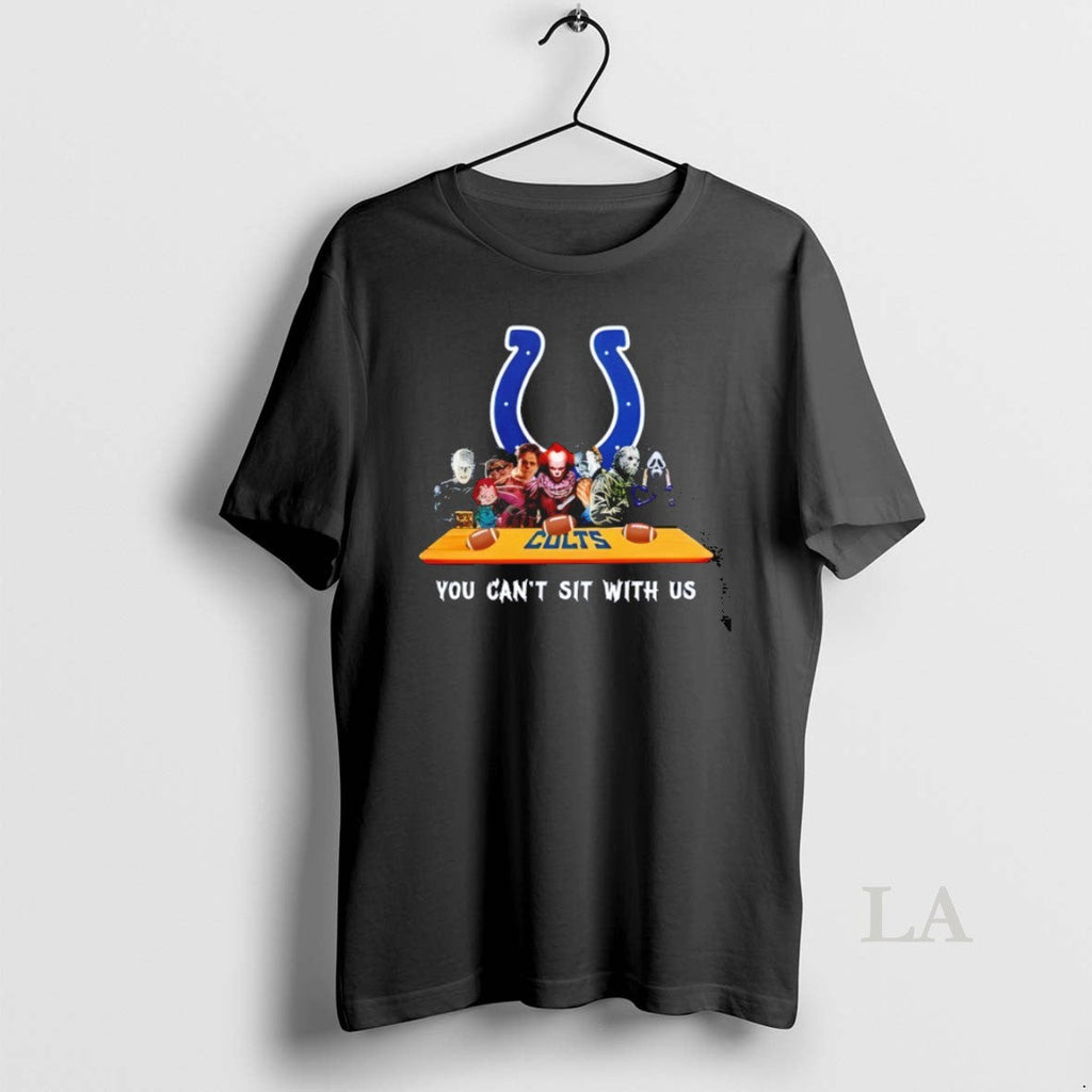 Original Horror Movie Characters You Cant Sit With Us - Adult & Kids T-Shirts, Sweatshirts & Hoodies apparel design preview 1