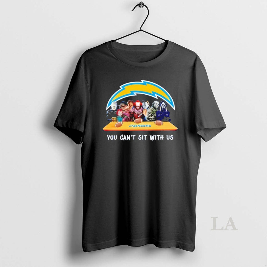 Original Horror Movie Characters You Cant Sit With Us - Adult & Kids T-Shirts, Sweatshirts & Hoodies apparel design preview 1