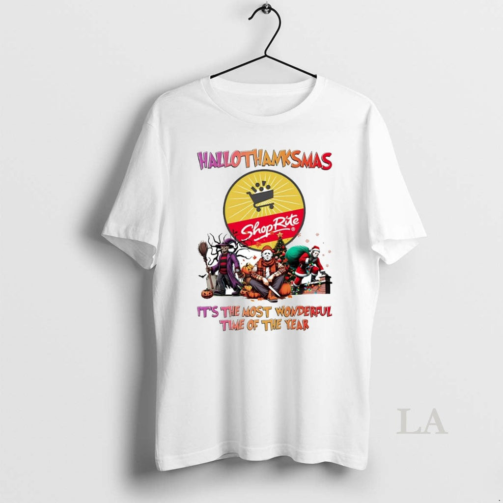 Original Horror Movies Shop Rite Hallothanksmas Its - Adult & Kids T-Shirts, Sweatshirts & Hoodies apparel design preview 1