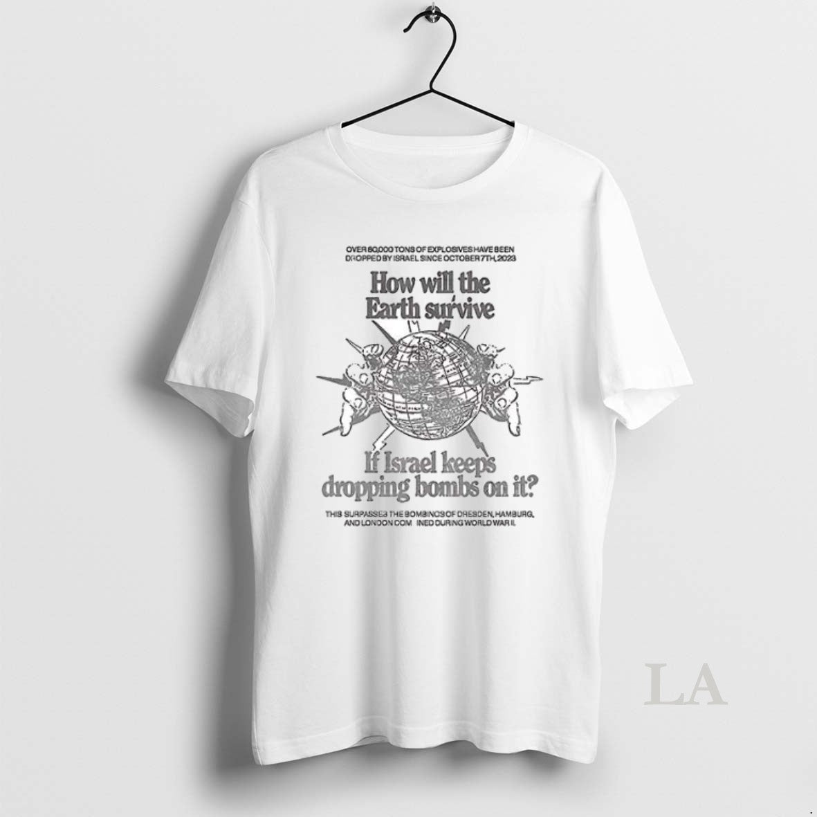Original How Will The Earth Survive If Israel Keeps - Adult & Kids T-Shirts, Sweatshirts & Hoodies apparel design preview 1