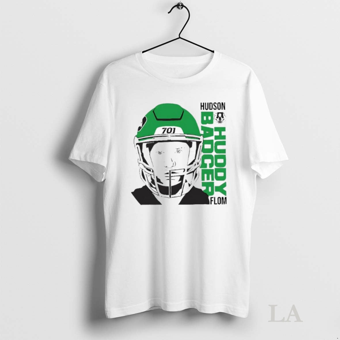 Original Hudson Flom Huddy Badger University Of North - Adult & Kids T-Shirts, Sweatshirts & Hoodies apparel design preview 1