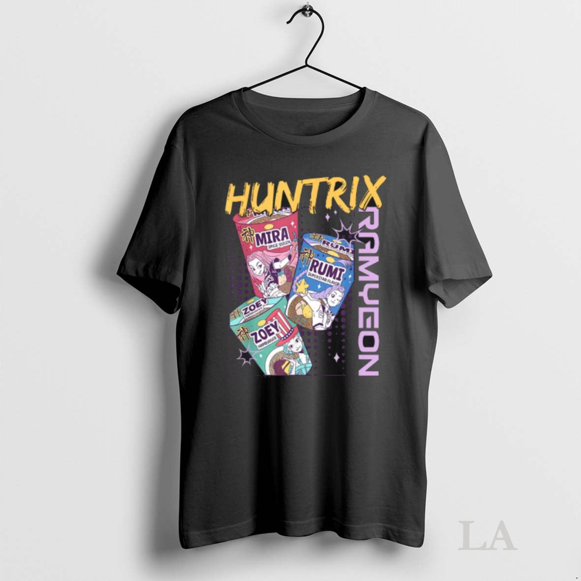 Original Huntrix Ramyeon Instant Noodle Full Color - Adult & Kids T-Shirts, Sweatshirts & Hoodies apparel design preview 1