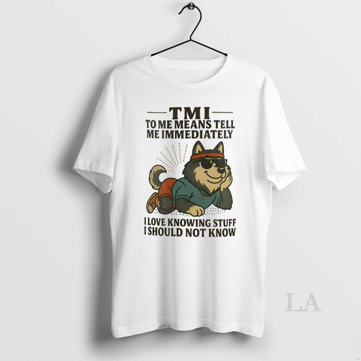 Original Husky Tmi To Me Means Tell Immediately I - Adult & Kids T-Shirts, Sweatshirts & Hoodies apparel design preview 1