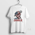 Original I Am Charlie Kirk Statement - Adult & Kids T-Shirts, Sweatshirts & Hoodies apparel design preview 1