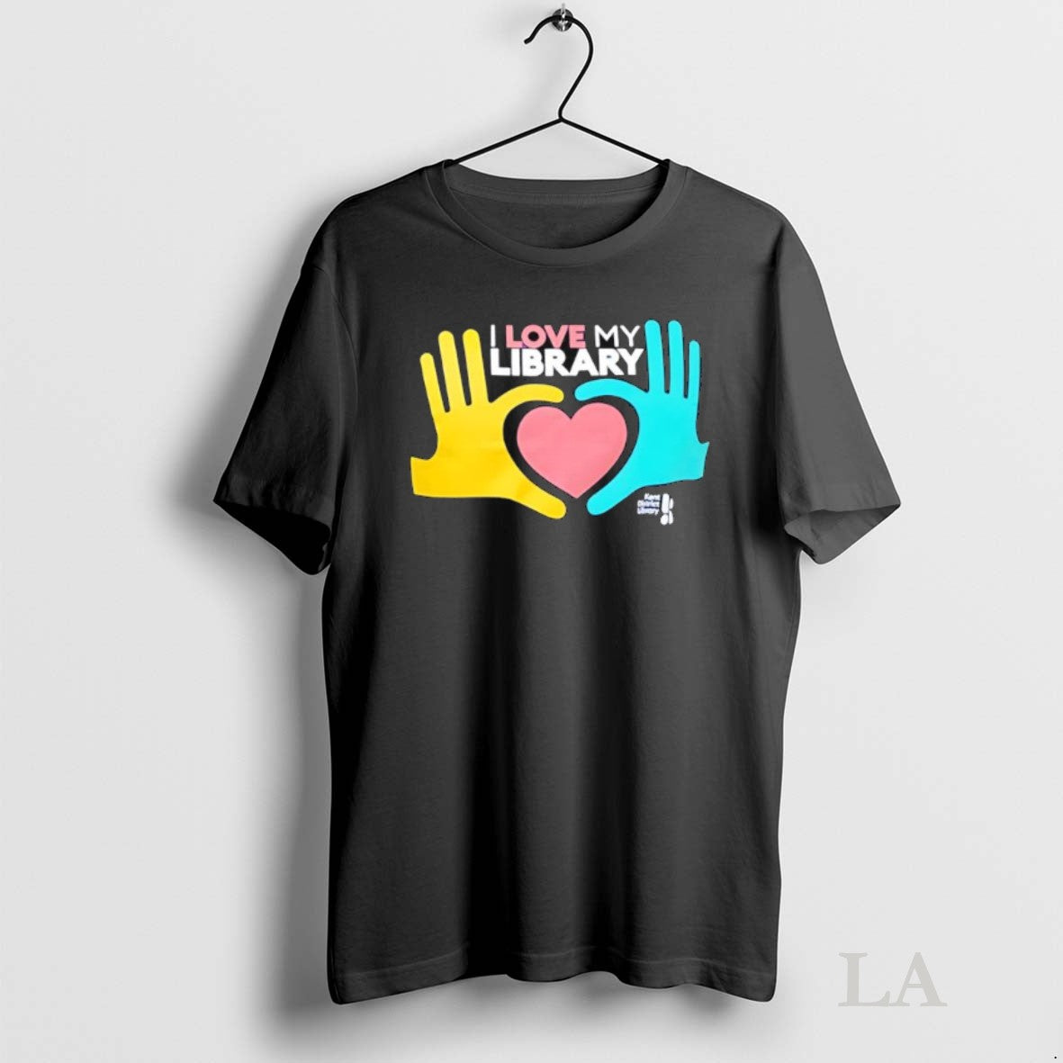 Original I Love My Library Kent District - Adult & Kids T-Shirts, Sweatshirts & Hoodies apparel design preview 1